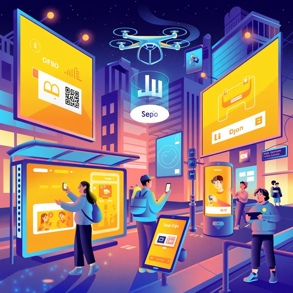 Digital LED display ads